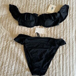 Dippin' Daisy's Black Bikini Bottoms